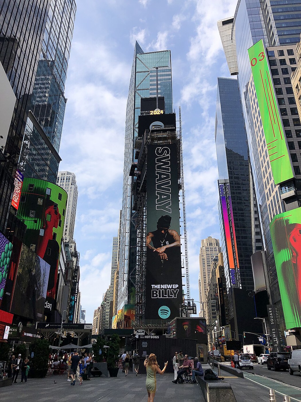 The First Ball Drops in Times Square