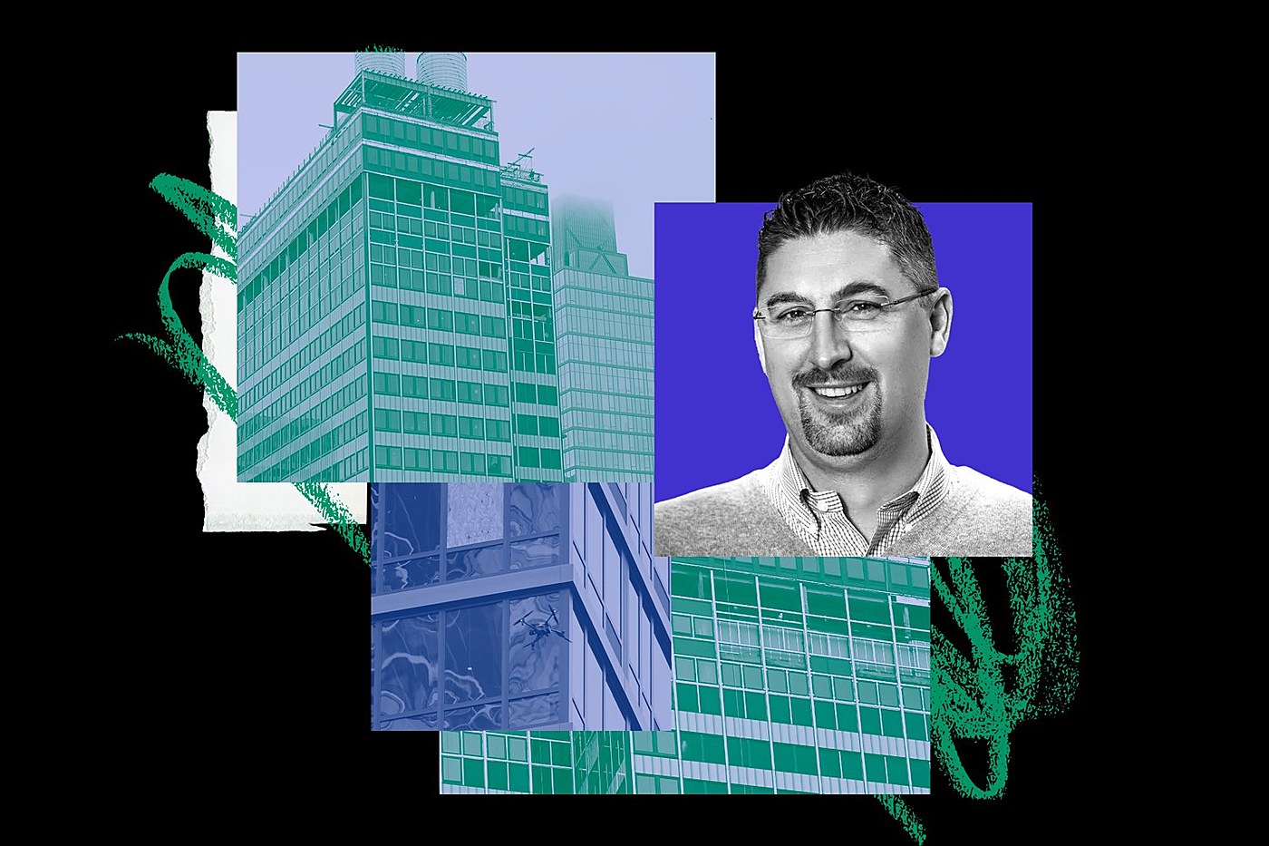 The Pfizer tower's missing steel