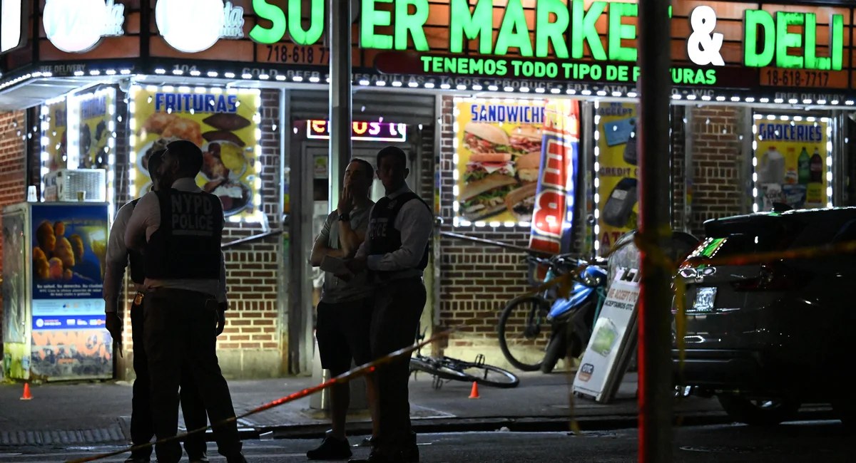 A 12-year-old is killed by a stray bullet outside a Bronx bodega